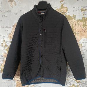 RELWEN CHARCOAL WINDZIP JACKET - L.   Important! Mens Lge Sleeve Is 23" Long